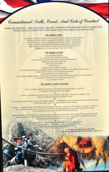 CODE OF CONDUCT MEMORIAL PLAQUE
