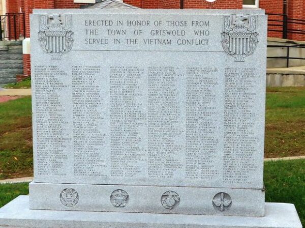 GRISWOLD VIETNAM WAR MEMORIAL