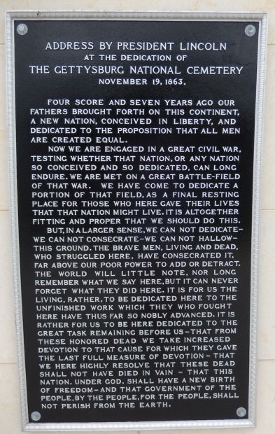 MIMS ADDRESS BY PRESIDENT LINCOLN MEMORIAL PLAQUE