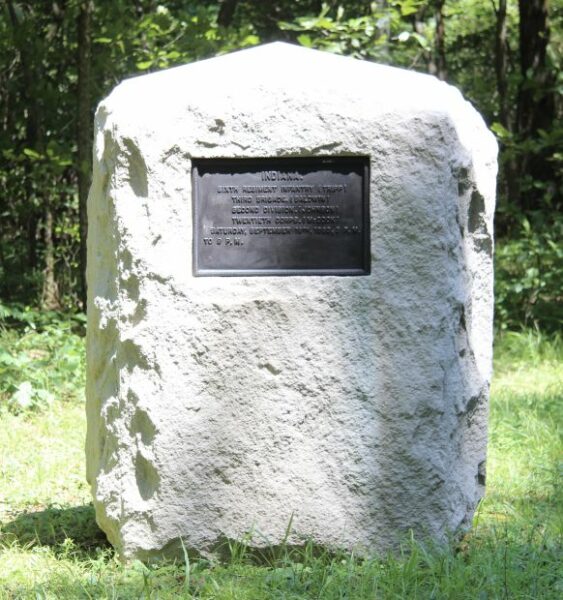 INDIANA. SIXTH REGIMENT INFANTRY WAR MEMORIAL