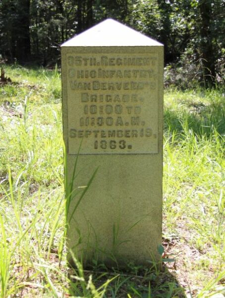 35TH. REGIMENT OHIO INFANTRY WAR MEMORIAL 11:30 A.M.