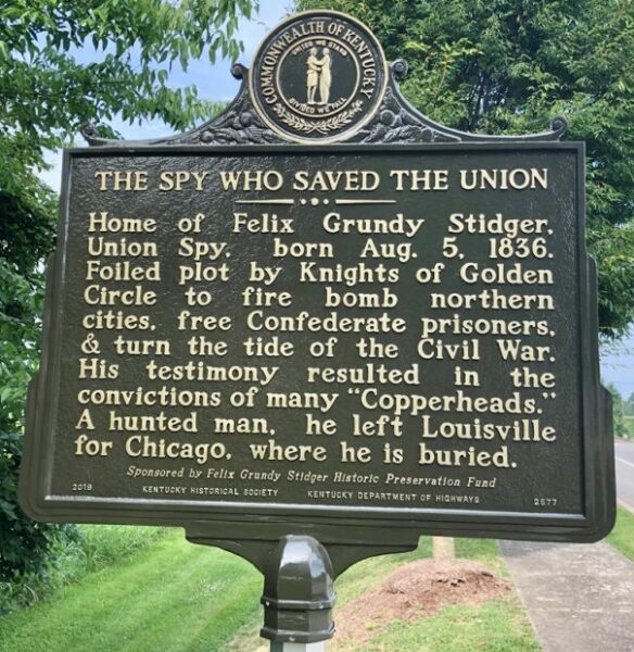 THE SPY WHO SAVED THE UNION WAR MEMORIAL MARKER