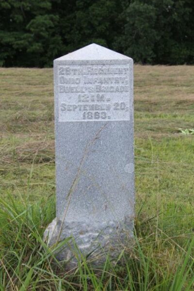 26TH. REGIMENT OHIO INFANTRY WAR MEMORIAL
