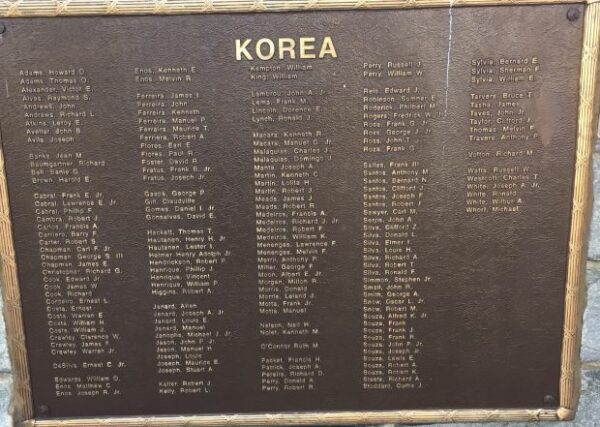 VETERANS OF PROVINCETOWN MEMORIAL PLAQUE D