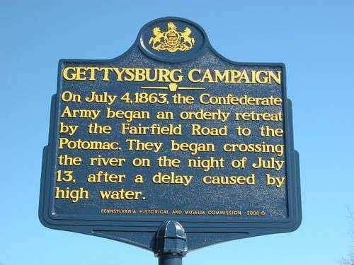 GETTYSBURG CAMPAIGN WAR MEMORIAL MARKER II
