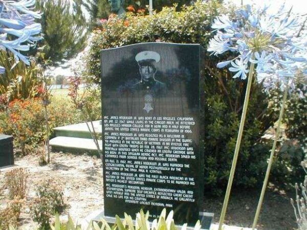 PFC. JAMES ANDERSON JR. MEMORIAL