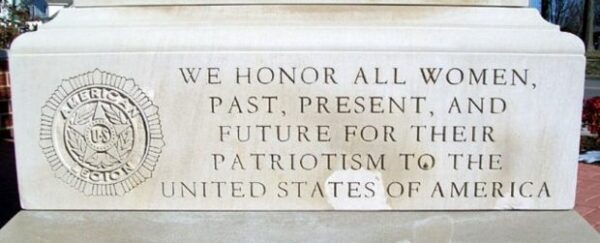 MOUNT VERNON WOMEN VETERANS MEMORIAL STONE A