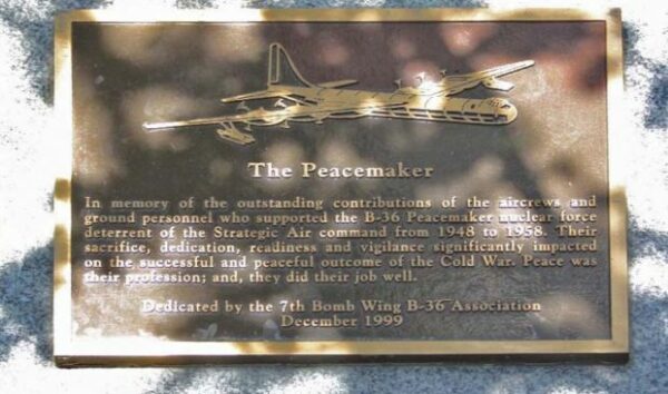 THE PEACEMAKER MEMORIAL TREE PLAQUE