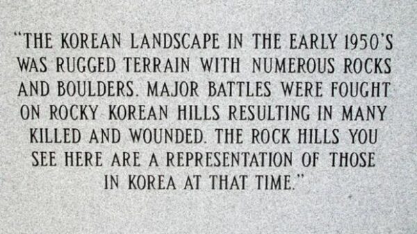 KANSAS KOREAN WAR VETERANS MEMORIAL STONE B