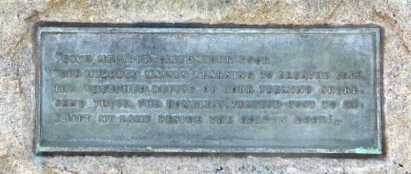ATLANTA REPLICA OF THE STATUE OF LIBERTY MEMORIAL PLAQUE B