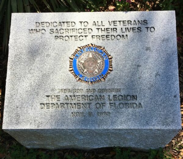THE AMERICAN LEGION DEPARTMENT OF FLORIDA VETERANS MEMORIAL