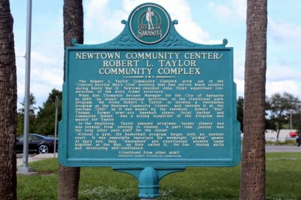 NEWTOWN COMMUNITY CENTER MEMORIAL MARKER