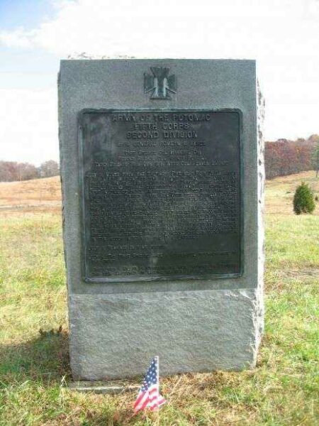 SECOND DIVISION FIFTH CORPS WAR MEMORIAL