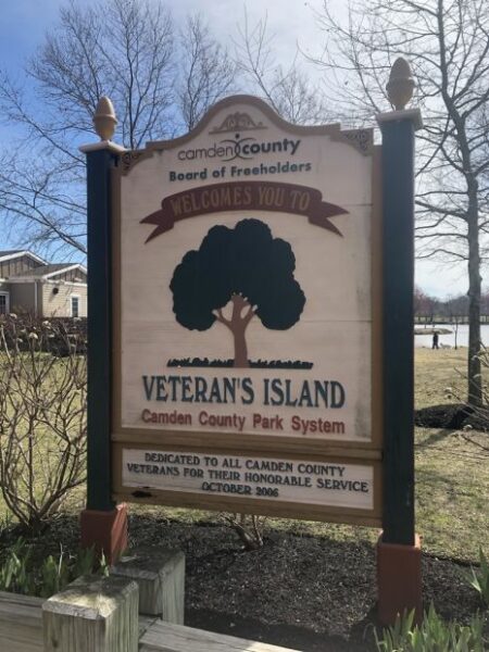 CAMDEN COUNTY VETERAN’S ISLAND MEMORIAL MARKER