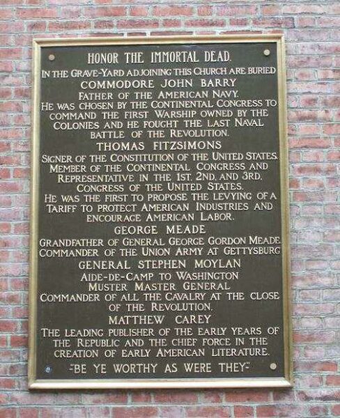 HONOR THE IMMORTAL DEAD MEMORIAL PLAQUE