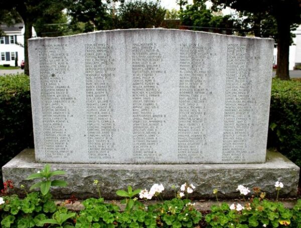 BELCHERTOWN VIETNAM WAR MEMORIAL BACK