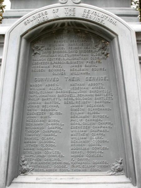 BELCHERTOWN CIVIL WAR MEMORIAL STONE C