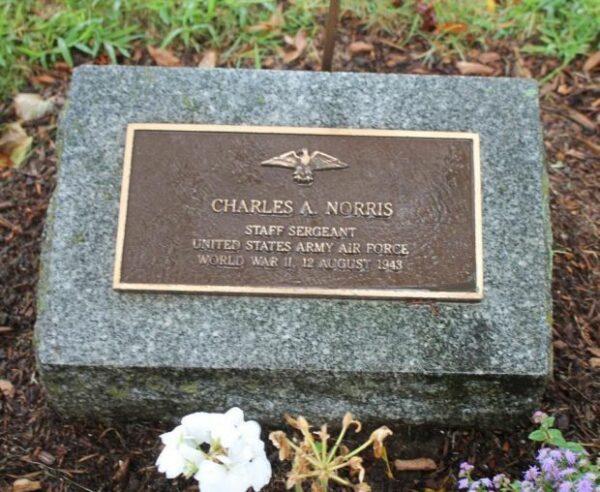 CHARLES A. NORRIS WAR MEMORIAL PLAQUE