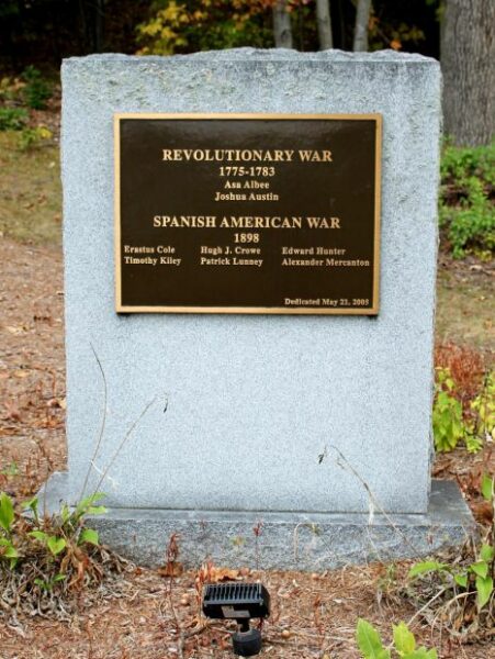 ERVING REVOLUTIONARY WAR AND SPANISH AMERICAN WAR MEMORIAL
