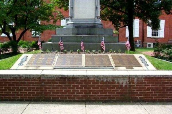 CUMBERLAND COUNTY CIVIL WAR MEMORIAL PLAQUE