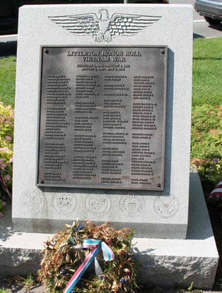 LITTLETON HONOR ROLL VIETNAM WAR MEMORIAL