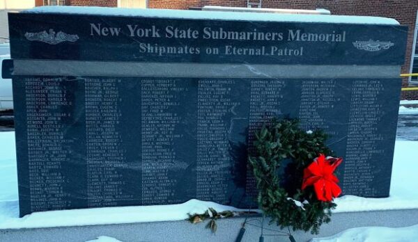 NEW YORK STATE SUBMARINERS MEMORIAL FRONT