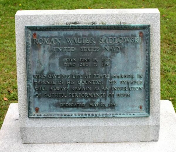 ROMAN WALTER SADLOWSKI WAR MEMORIAL