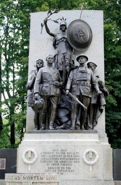 PITTSFIELD VETERANS MEMORIAL CLOSE-UP B