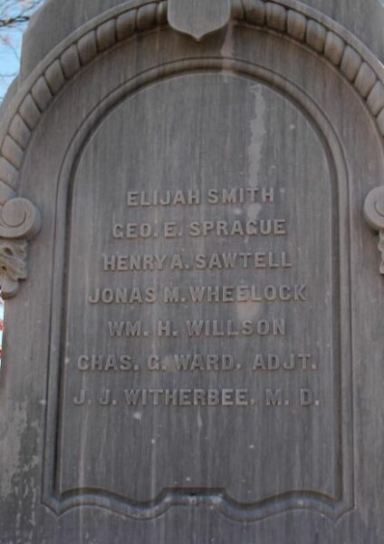 SHREWSBURY CIVIL WAR MEMORIAL STONE C