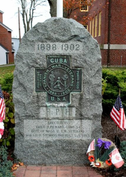 PLYMOUTH SPANISH-AMERICAN WAR MEMORIAL