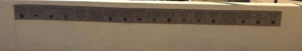 DEDICATED TO THE AMERICAN VETERAN MEMORIAL PLAQUE B
