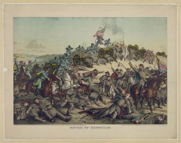 BATTLE OF NASHVILLE WAR MEMORIAL ART