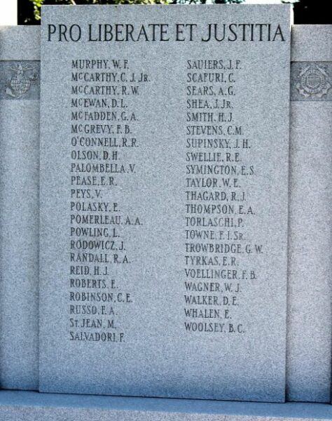 WEST SPRINGFIELD WORLD WAR II MEMORIAL STONE C