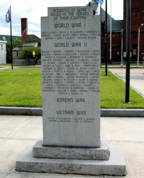 WARE SUPREME SACRIFICE WAR MEMORIAL