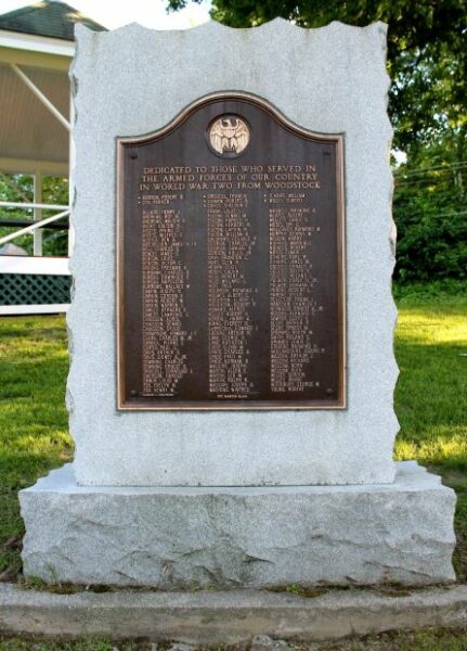WOODSTOCK WORLD WAR TWO MEMORIAL