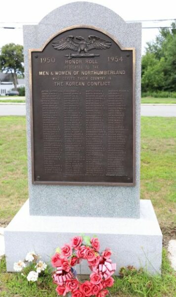 NORTHUMBERLAND KOREAN CONFLICT MEMORIAL