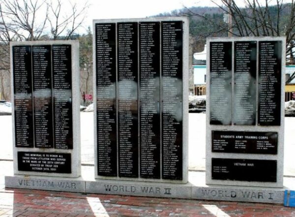 LITTLETON WARS OF THE 20TH CENTURY MEMORIAL FRONT