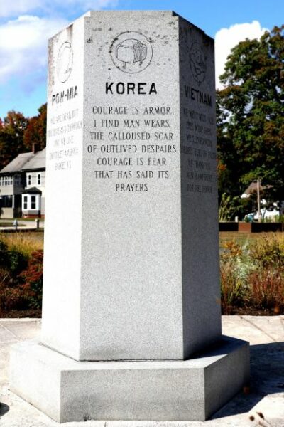CHESHIRE COUNTY WAR VETERANS MEMORIAL SIDE E