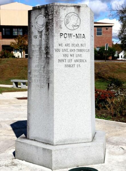 CHESHIRE COUNTY WAR VETERANS MEMORIAL SIDE D