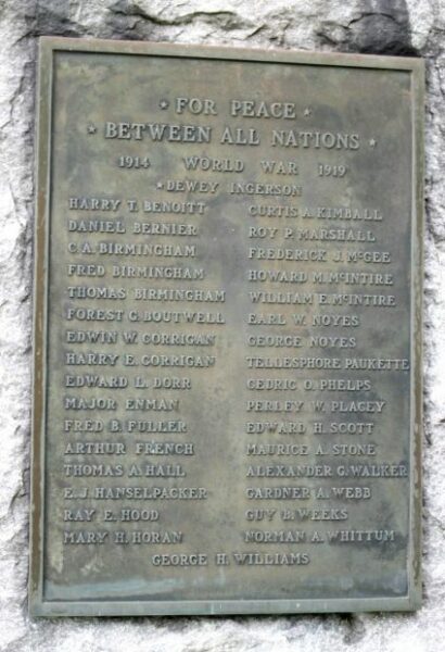 JEFFERSON WAR VETERANS MEMORIAL PLAQUE B