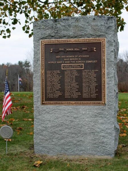 ATKINSON WORLD WAR II AND KOREAN CONFLICT MEMORIAL