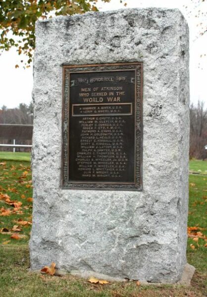 ATKINSON WORLD WAR MEMORIAL