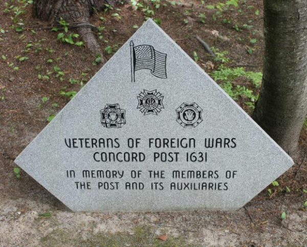 VETERANS OF FOREIGN WARS CONCORD POST 1631 MEMORIAL