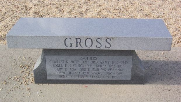 HARROD VETERANS MEMORIAL BENCH B