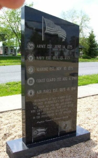 HARROD VETERANS MEMORIAL PARK BACK