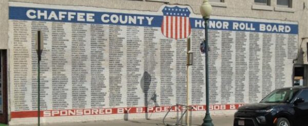 CHAFFEE COUNTY HONOR ROLL BOARD MEMORIAL