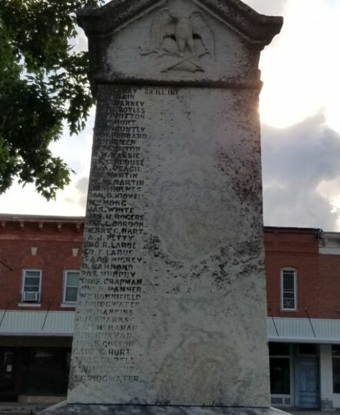 BARRY CIVIL WAR MEMORIAL SIDE C