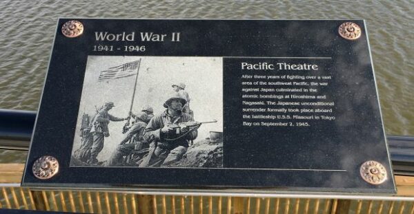 TOM STAED VETERANS MEMORIAL BRIDGE PLAQUE Y