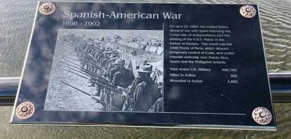 TOM STAED VETERANS MEMORIAL BRIDGE PLAQUE P