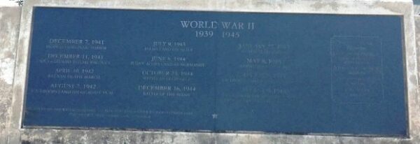 SANTA ROSA COUNTY VETERANS MEMORIAL PLAZA PLAQUE N
